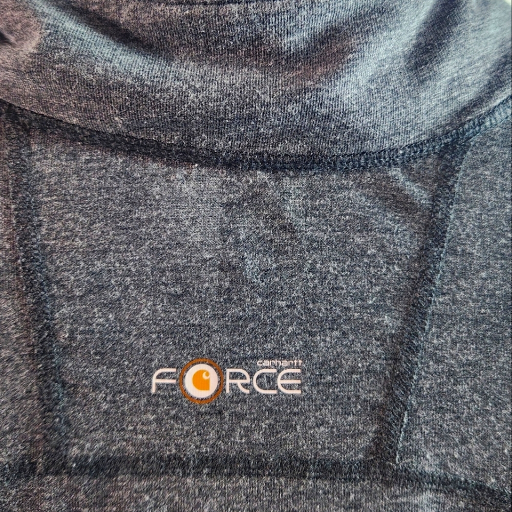Carhartt Force Gray 1/4 Zip Top - Picture 10 of 12